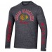 Футболка с длинным рукавом Chicago Blackhawks Champion Multi-Logo Tri-Blend - Heather Black