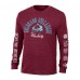 Футболка с длинным рукавом Colorado Avalanche Champion Multi-Logo Tri-Blend - Burgundy