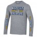 Футболка с длинным рукавом Nashville Predators Champion Tri-Blend Dual-Stripe - Heather Gray