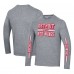 Футболка с длинным рукавом Detroit Red Wings Champion Tri-Blend Dual-Stripe - Heather Gray