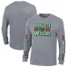 Футболка с длинным рукавом Minnesota Wild Champion Tri-Blend Dual-Stripe - Heather Gray