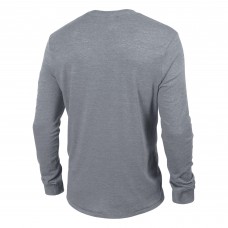 Футболка с длинным рукавом Minnesota Wild Champion Tri-Blend Dual-Stripe - Heather Gray