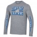 Футболка Tampa Bay Lightning Champion Tri-Blend Dual-Stripe Long Sleeve - Heather Gray