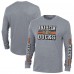 Футболка с длинным рукавом Anaheim Ducks Champion Tri-Blend Dual-Stripe - Heather Gray
