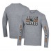 Футболка с длинным рукавом San Jose Sharks Champion Tri-Blend Dual-Stripe - Heather Gray