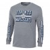 Футболка с длинным рукавом Toronto Maple Leafs Champion Tri-Blend Dual-Stripe - Heather Gray