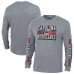 Футболка с длинным рукавом Carolina Hurricanes Champion Tri-Blend Dual-Stripe - Heather Gray