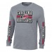 Футболка с длинным рукавом Carolina Hurricanes Champion Tri-Blend Dual-Stripe - Heather Gray
