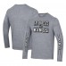 Футболка с длинным рукавом Los Angeles Kings Champion Tri-Blend Dual-Stripe - Heather Gray