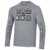 Футболка с длинным рукавом Los Angeles Kings Champion Tri-Blend Dual-Stripe - Heather Gray