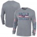 Футболка с длинным рукавом Columbus Blue Jackets Champion Tri-Blend Dual-Stripe - Heather Gray