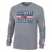 Футболка с длинным рукавом Columbus Blue Jackets Champion Tri-Blend Dual-Stripe - Heather Gray