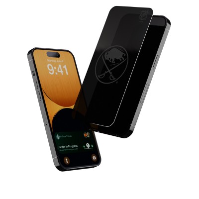 Buffalo Sabres Keyscaper iPhone Privacy Glass Disappearing Logo Screen Protector