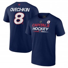 Именная футболка Alexander Ovechkin Washington Capitals Authentic Pro Prime - Navy