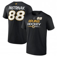 Футболка David Pastrnak Boston Bruins Authentic Pro Prime Name & Number - Black