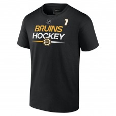 Футболка Boston Bruins Jeremy Swayman Fanatics Black Authentic Pro Prime Name & Number