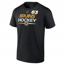Футболка Brad Marchand Boston Bruins Authentic Pro Prime Name & Number - Black