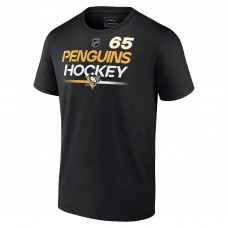 Футболка Erik Karlsson Pittsburgh Penguins Authentic Pro Prime Name & Number - Black