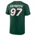 Футболка Kirill Kaprizov Minnesota Wild Fanatics Authentic Pro Prime Name & Number - Green