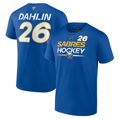 Футболка Rasmus Dahlin Buffalo Sabres Authentic Pro Prime Name & Number - Royal