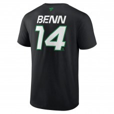 Футболка Jamie Benn Dallas Stars Authentic Pro Prime Name & Number - Black