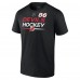 Футболка Jack Hughes New Jersey Devils Fanatics Authentic Pro Prime Name & Number - Black