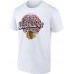 Именная футболка Chicago Blackhawks Unisex Leopard Print - White