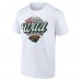 Именная футболка Minnesota Wild Unisex Leopard Print - White