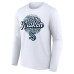 Unisex Seattle Kraken White Personalized Name & Number Leopard Print Long Sleeve T-Shirt