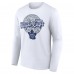 Именная футболка с длинным рукавом Toronto Maple Leafs Unisex Leopard Print - White