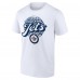 Футболка Winnipeg Jets Unisex Personalized Name & Number Leopard Print - White