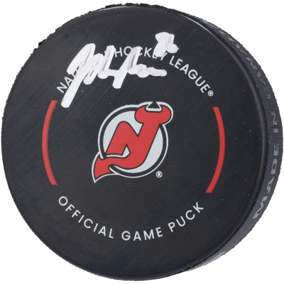 Шайба Jack Hughes New Jersey Devils Autographed Fanatics Authentic Official Game