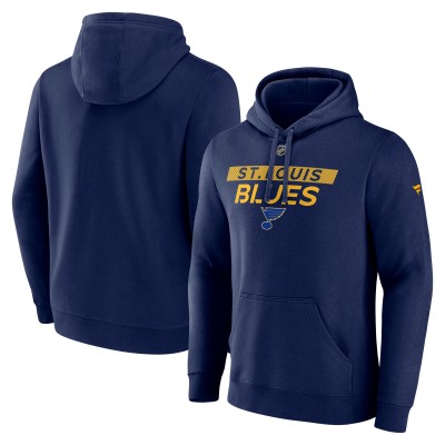 Толстовка St. Louis Blues Fanatics Authentic Pro Core Primary Fleece - Navy