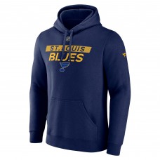 Толстовка St. Louis Blues Fanatics Authentic Pro Core Primary Fleece - Navy