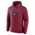Толстовка Colorado Avalanche Fanatics Burgundy Authentic Pro Core Primary Fleece