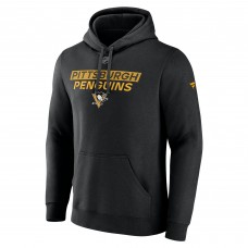 Толстовка Pittsburgh Penguins Fanatics Black Authentic Pro Core Primary Fleece