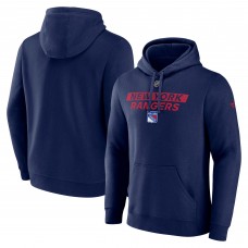 Толстовка New York Rangers Fanatics Navy Authentic Pro Core Primary Fleece Толстовка New York Rangers Fanatics Navy Authentic Pro Core Primary Fleece