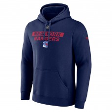 Толстовка New York Rangers Fanatics Navy Authentic Pro Core Primary Fleece Толстовка New York Rangers Fanatics Navy Authentic Pro Core Primary Fleece