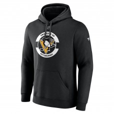 Толстовка Pittsburgh Penguins Fanatics Black Authentic Pro Core Secondary Fleece