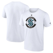 Seattle Kraken Fanatics White Authentic Pro Core Secondary T-Shirt Seattle Kraken Fanatics White Authentic Pro Core Secondary T-Shirt