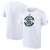 Seattle Kraken Fanatics White Authentic Pro Core Secondary T-Shirt Seattle Kraken Fanatics White Authentic Pro Core Secondary T-Shirt