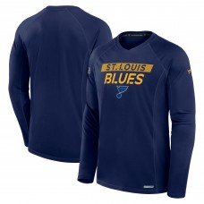 Футболка St. Louis Blues Fanatics Authentic Pro Rink Tech Long Sleeve - Navy