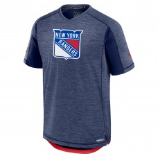 New York Rangers Fanatics Navy Authentic Pro Rink Tech T-Shirt New York Rangers Fanatics Navy Authentic Pro Rink Tech T-Shirt