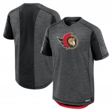 Ottawa Senators Fanatics Black Authentic Pro Rink Tech T-Shirt Ottawa Senators Fanatics Black Authentic Pro Rink Tech T-Shirt