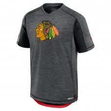 Футболка Chicago Blackhawks Fanatics Authentic Pro Rink Tech - Black