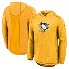 Толстовка Pittsburgh Penguins Fanatics Gold Authentic Pro Rink Lightweight
