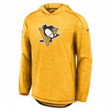 Толстовка Pittsburgh Penguins Fanatics Gold Authentic Pro Rink Lightweight