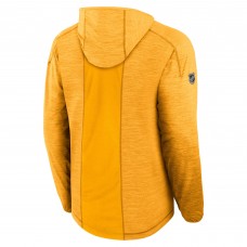 Толстовка Pittsburgh Penguins Fanatics Gold Authentic Pro Rink Lightweight