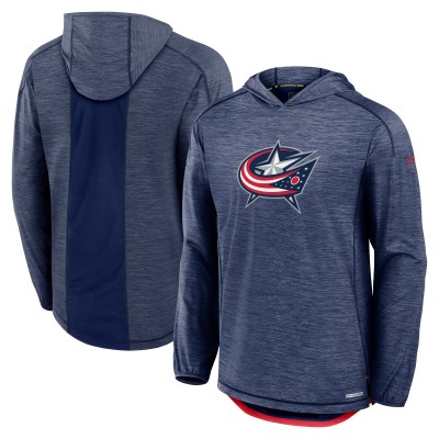 Толстовка Columbus Blue Jackets Fanatics Authentic Pro Rink Lightweight - Navy