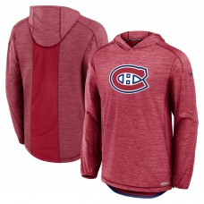Толстовка Montreal Canadiens Fanatics Red Authentic Pro Rink Lightweight